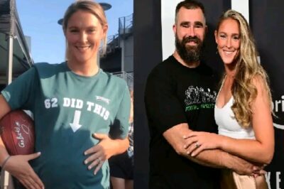 Breaking News:Jason Kelce and his belloved Wife Share Excitement Over Pregnancy News: “We Couldn’t Keep It Hidden” Kylie, visibly glowing with anticipation, shared her thoughts on the upcoming arrival, ” I want our boy to grow up to be like his dad, I don’t mind him being a footballer”