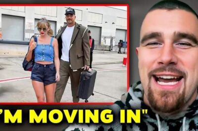 Travis Kelce Officially Announces He’s Moving In With Taylor Swift In a plot twist that could rival any chart-topping collaboration, the one and only Travis Kelce has just spilled the beans – he’s officially moving in with none other than the queen of pop herself, Taylor Swift! Yep, you heard it right. Forget touchdowns and Grammy awards, because this dynamic duo is about to take the term “housemates” to a whole new level. #traviskelce #taylorswift